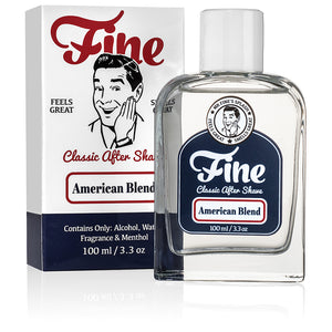 Fine Accoutrements American Blend aftershave with packaging