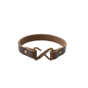 Range Leather Antero bracelet in nut Brown