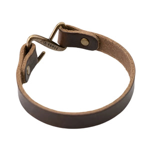 Range Leather Antero bracelet in nut Brown, inside view