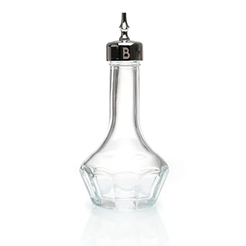 Bull In China brand bitters bottle for dashing bitters, with silver top