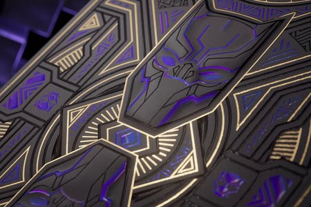 Black Panther Playing card packing detail close up