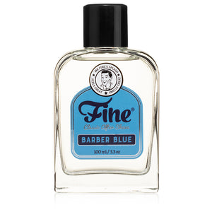 Fine Accoutrements Blue Barber Aftershave without the packaging