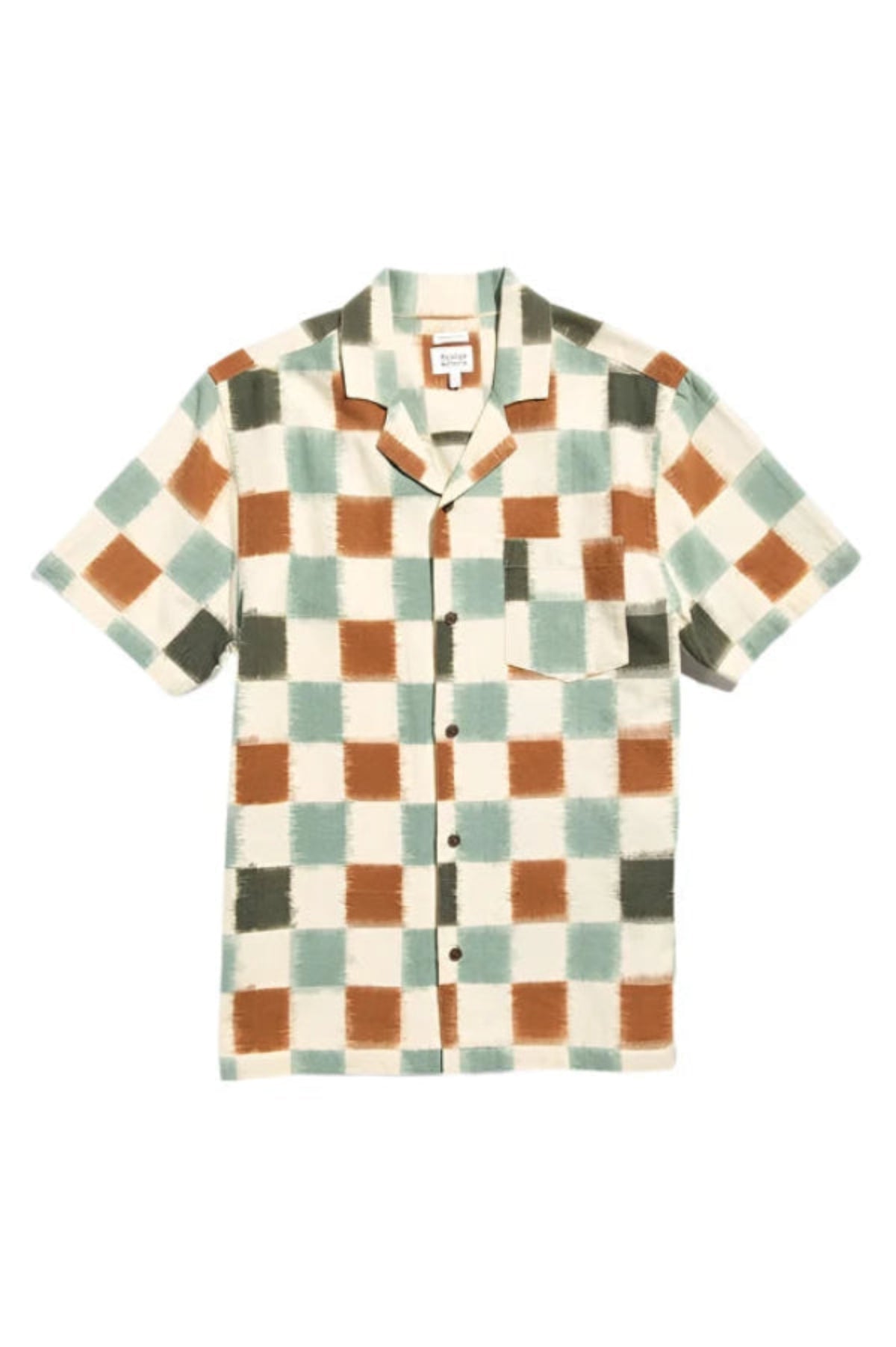 Bridge & Burn Bodie Shirt in Mod Checker colorway, flat lay view