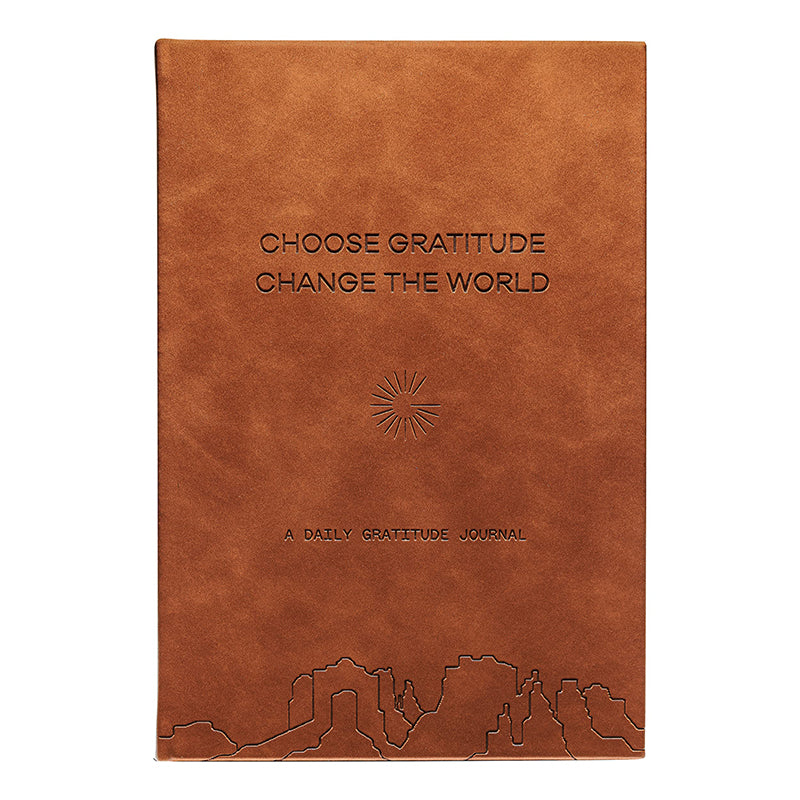 Gratitude gifted - Choose Gratitude Journal with vegan leather cover cover photo