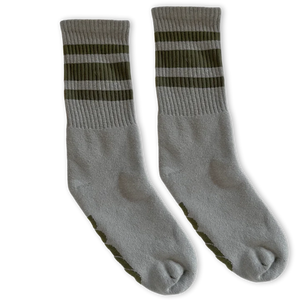 Socco scout green striped socks