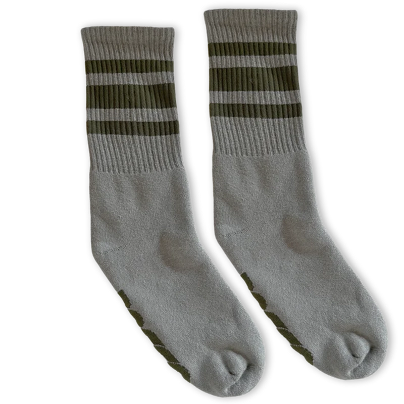 Socco scout green striped socks