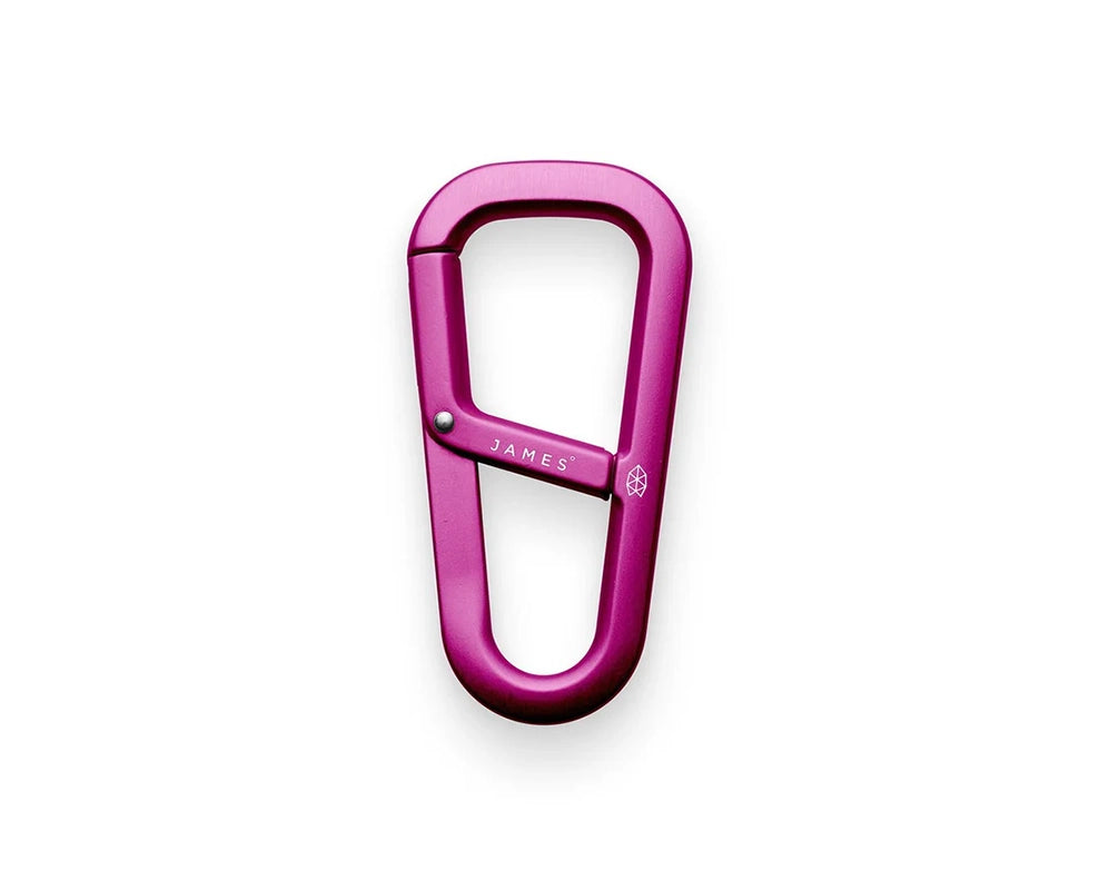 The James Brand Hardin Carabiner in Purple