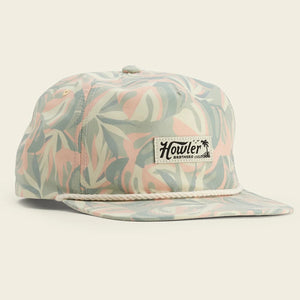 Howler Brothers Monstera Mash Snap Back hat, front view