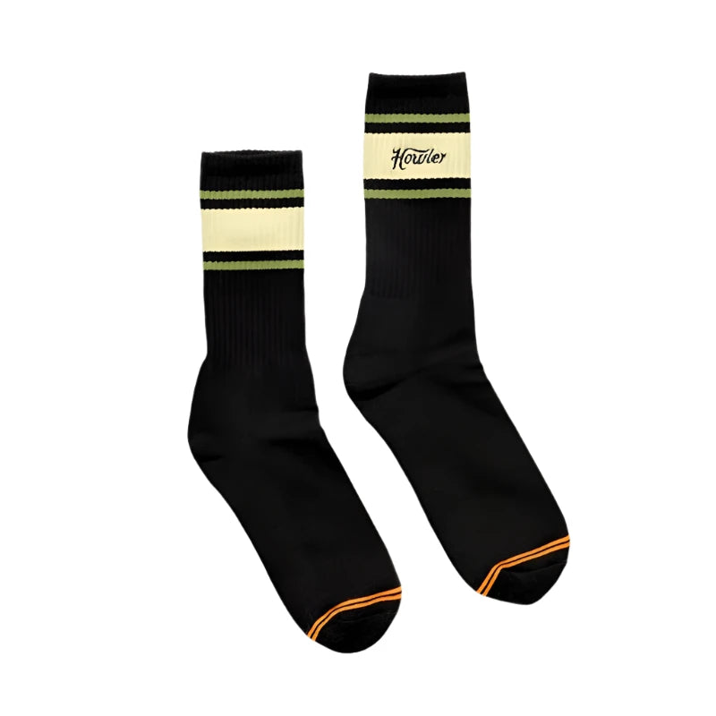 Howler Brothers Howler Script Socks in Black