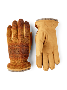 Hestra Noah Glove in Mustard Multi color, both gloves