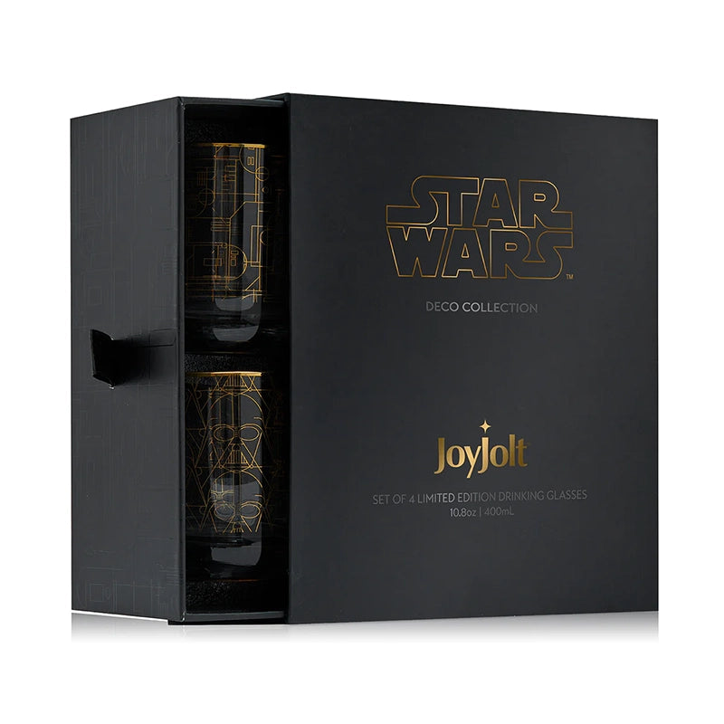 Joy Jolt limited edition Star Wars short glasses inside packaging