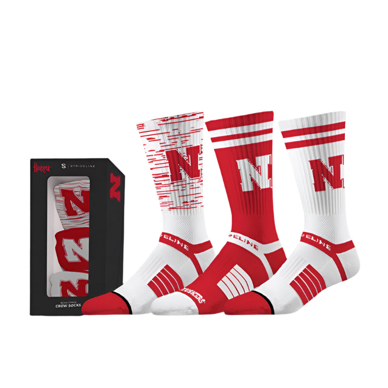 University of Nebraska socks -3pk