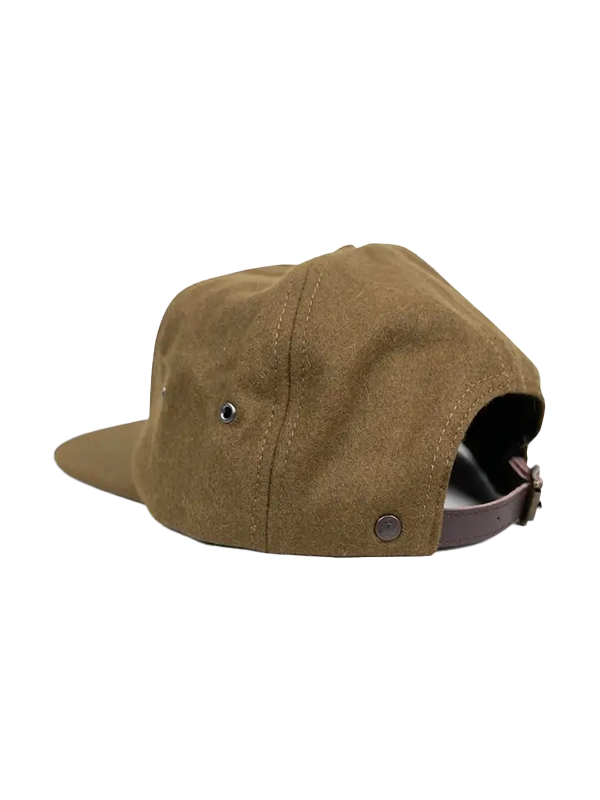 Iron & Resin Bolt Hat in Olive, rear view