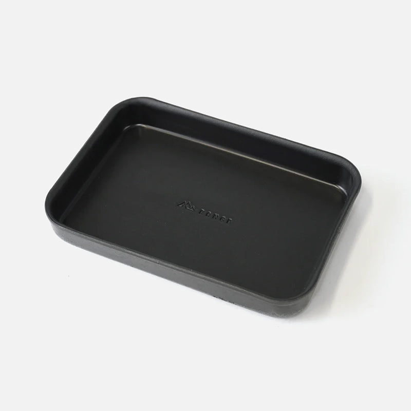 Range Leather Valet Tray in Black