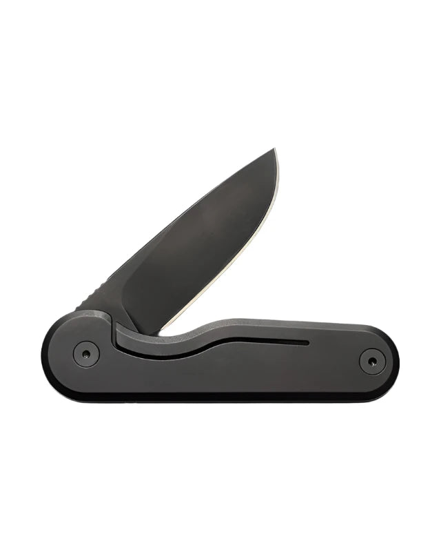 Craighill Rook Knife in Vapor Black Stainless Steel, partly folded