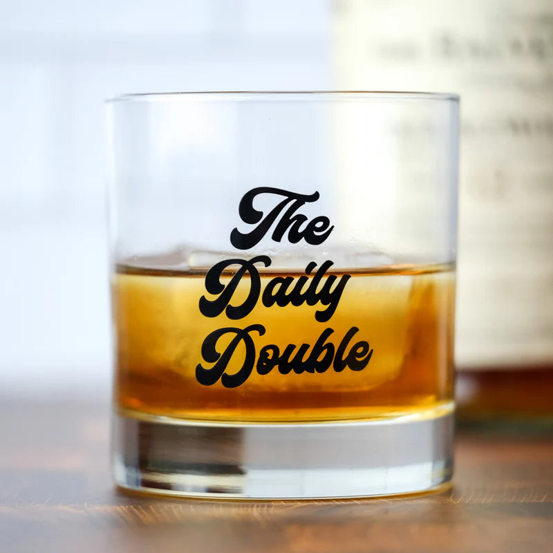 The Daily Double Whiskey glass