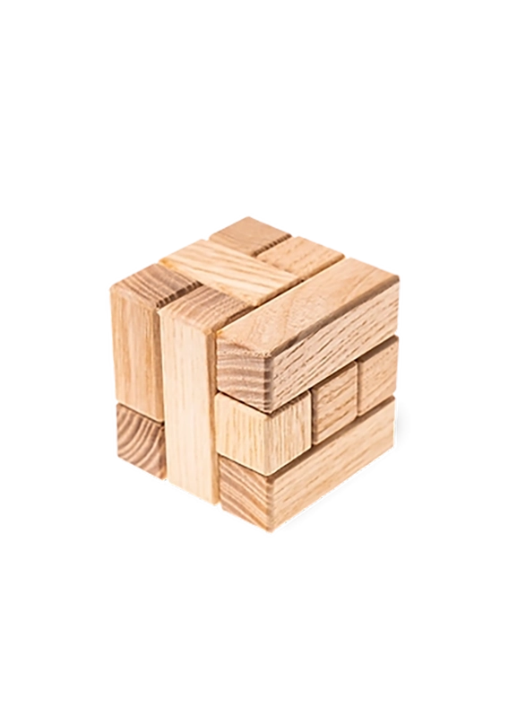 Wooden Cube outlets Puzzle