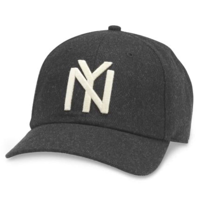 Black Yankees Negro League NY Jersey - Men's Large Grey/Black/White