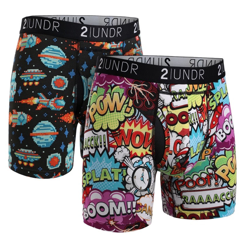 Underpants 2UNDR Mens Joey Pouch SWING SHIFT 6 Boxer Modal Fabric