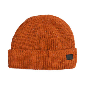 Dibi Donegal cable Knit Beanie in Orange