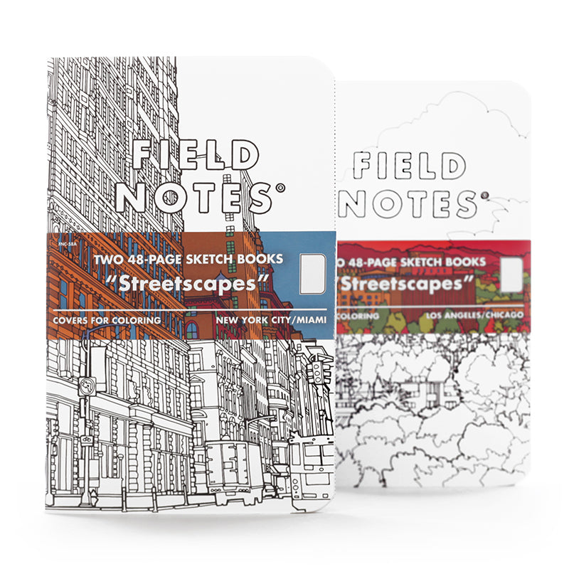 Field Notes Streetscapes Sketch Books - 2Pack - The Simple Man