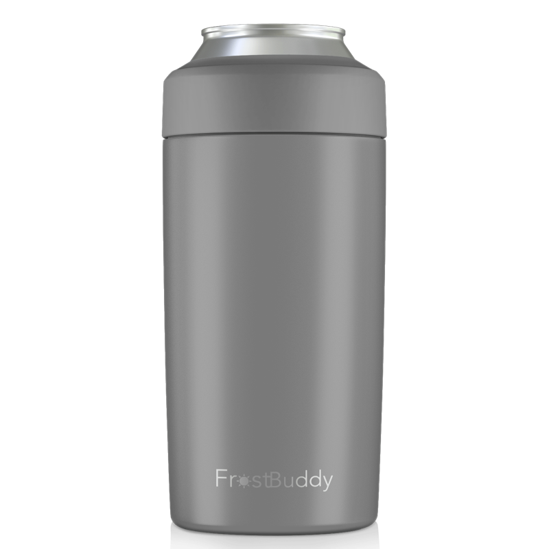 Universal Buddy 2.0 Can Cooler Drink Lid with Straw Universal 2.0 5 Sizes in 1 Insulated Can Cooler - Can Cooler for 12 oz & 16 oz Regular or Slim